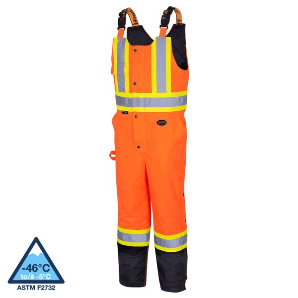 COG - HI-VIZ 100% WATERPROOF QUILTED BIB PANT HI-VIZ ORANGE Thumbnail