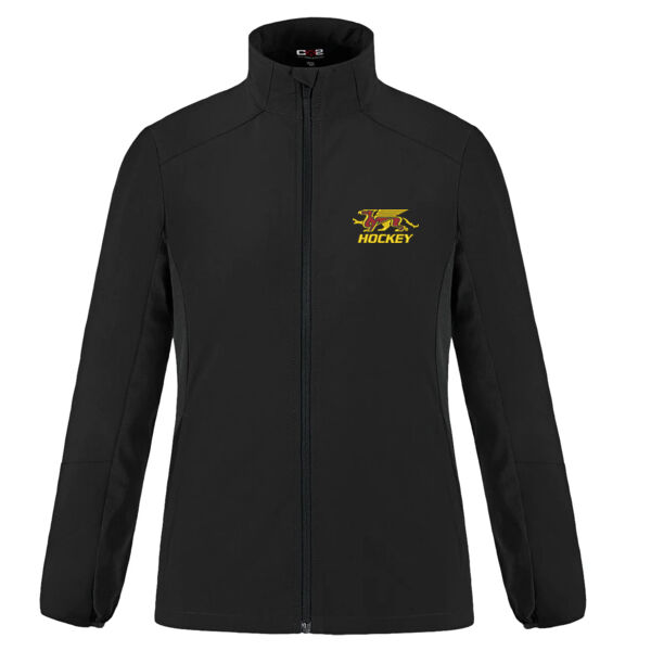 Embroidered Ladies Packable Athleisure Rink Jacket Thumbnail